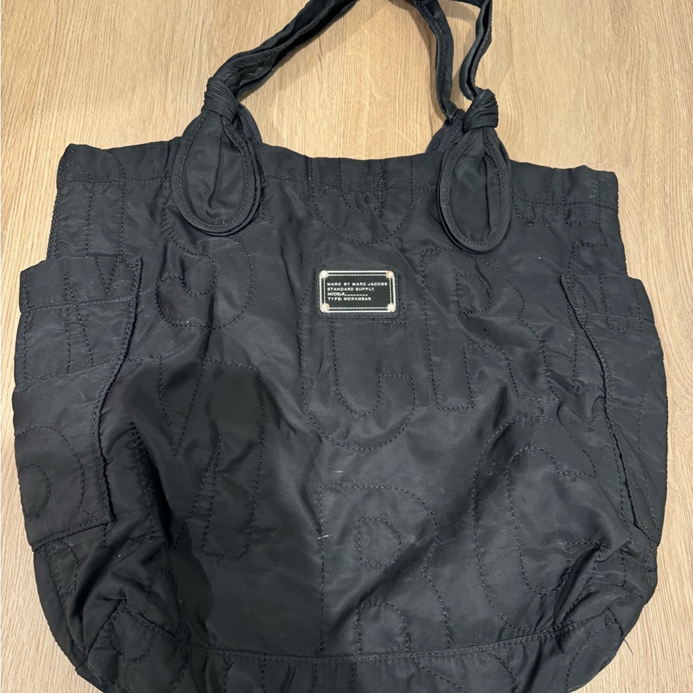 Marc by Marc Jacobs Black Quilted Tote Bag